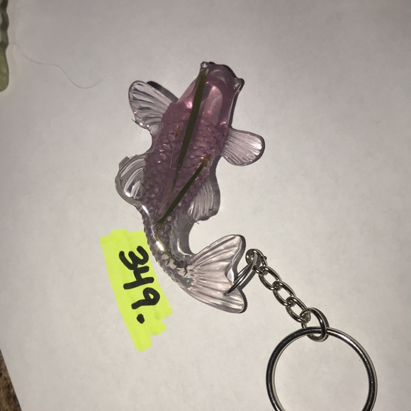 Unique Koi Fish Bamboo & Wish Keychain by Jen & Rick💕 - Picture 3 of 3